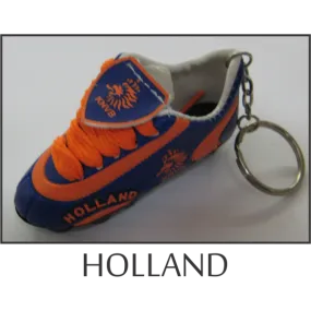 Holland Mini Soccer Shoe Key Chain