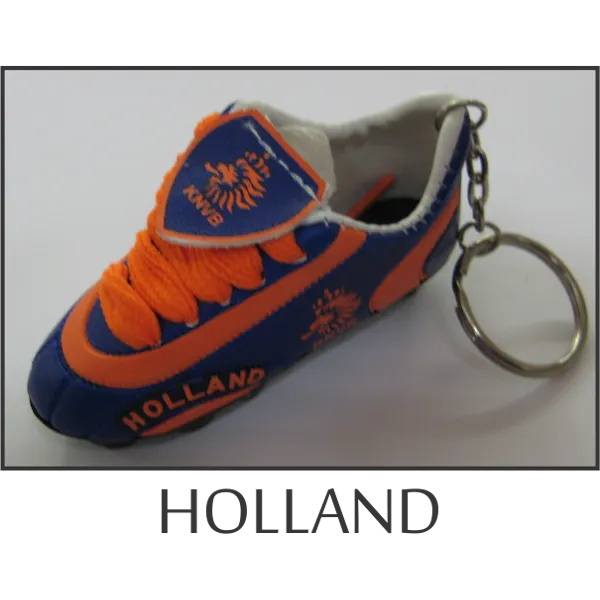 Holland Mini Soccer Shoe Key Chain